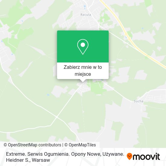 Mapa Extreme. Serwis Ogumienia. Opony Nowe, Używane. Heidner S.