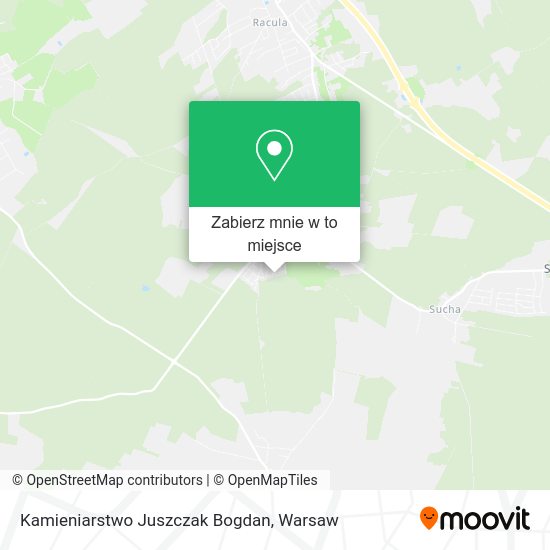 Mapa Kamieniarstwo Juszczak Bogdan