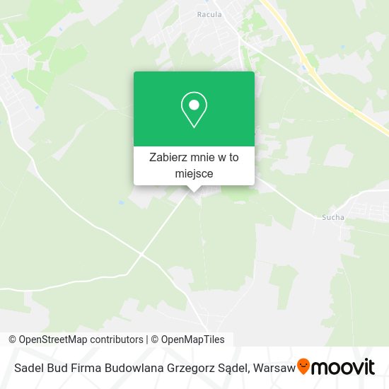 Mapa Sadel Bud Firma Budowlana Grzegorz Sądel