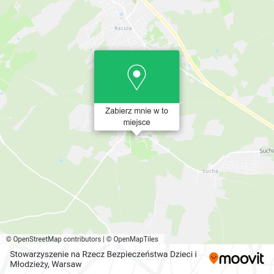 Mapa Stowarzyszenie na Rzecz Bezpieczeństwa Dzieci i Młodzieży