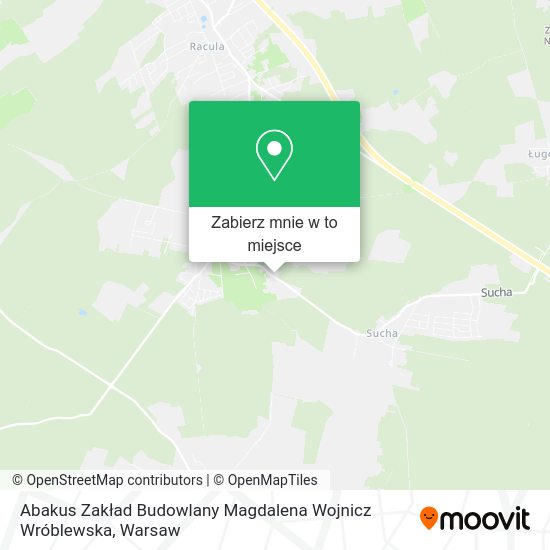 Mapa Abakus Zakład Budowlany Magdalena Wojnicz Wróblewska