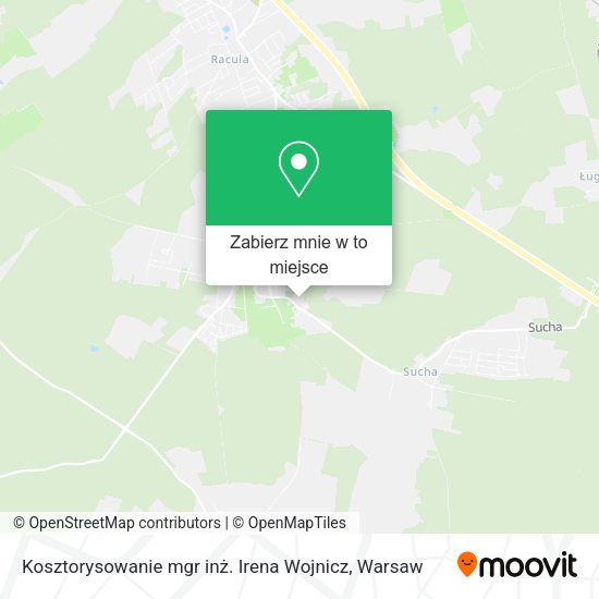 Mapa Kosztorysowanie mgr inż. Irena Wojnicz