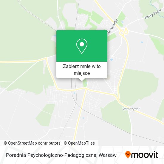 Mapa Poradnia Psychologiczno-Pedagogiczna