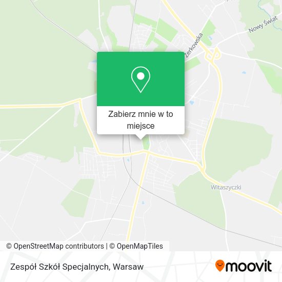 Mapa Zespół Szkół Specjalnych