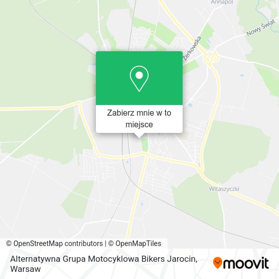 Mapa Alternatywna Grupa Motocyklowa Bikers Jarocin