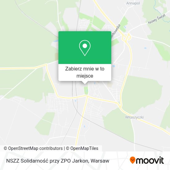 Mapa NSZZ Solidarność przy ZPO Jarkon