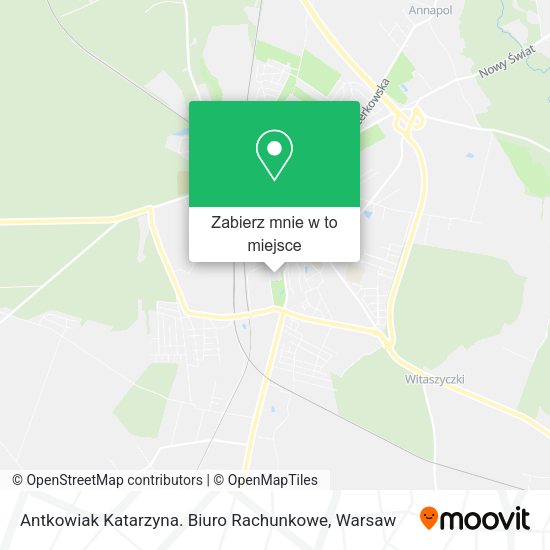 Mapa Antkowiak Katarzyna. Biuro Rachunkowe