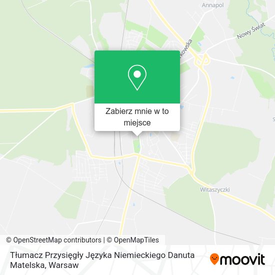 Mapa Tłumacz Przysięgły Języka Niemieckiego Danuta Matelska