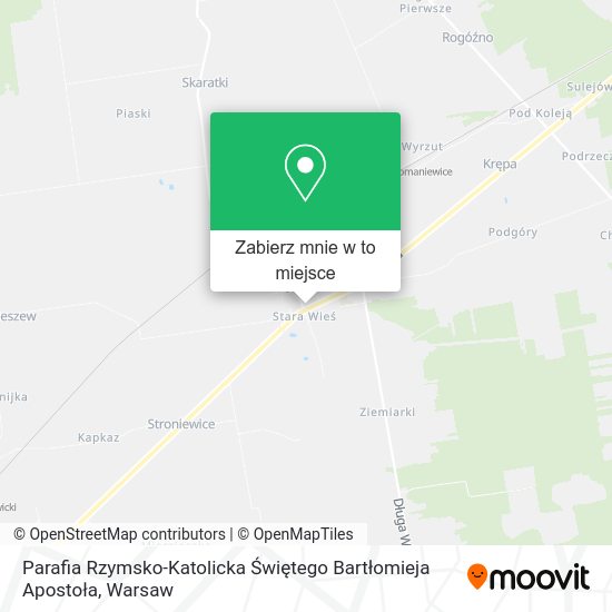 Mapa Parafia Rzymsko-Katolicka Świętego Bartłomieja Apostoła