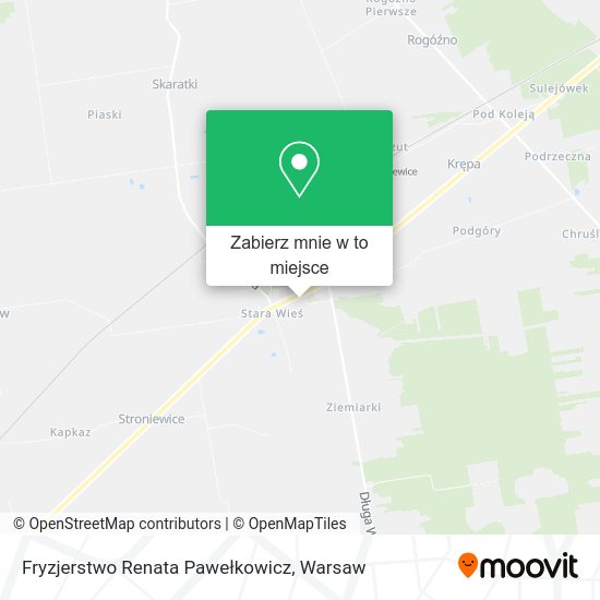 Mapa Fryzjerstwo Renata Pawełkowicz