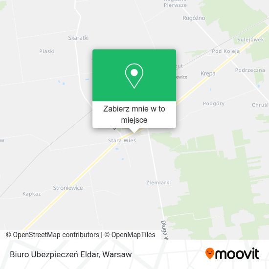 Mapa Biuro Ubezpieczeń Eldar