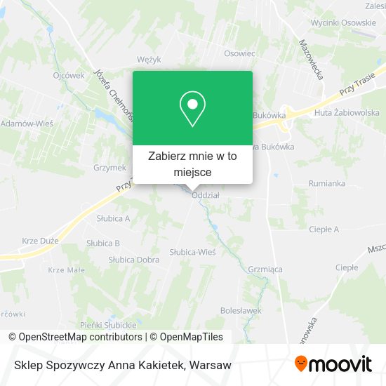 Mapa Sklep Spozywczy Anna Kakietek