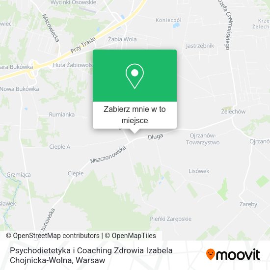 Mapa Psychodietetyka i Coaching Zdrowia Izabela Chojnicka-Wolna