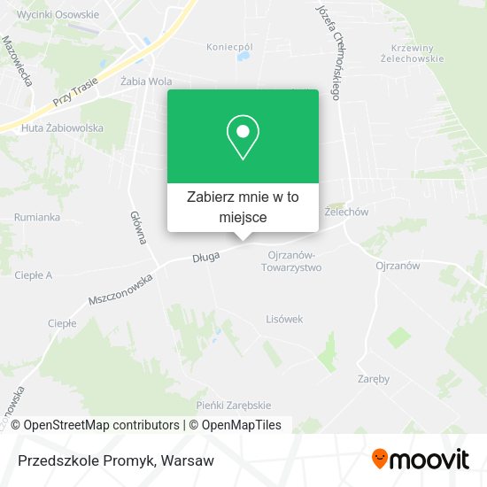 Mapa Przedszkole Promyk