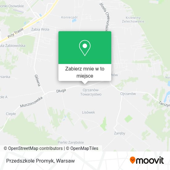 Mapa Przedszkole Promyk