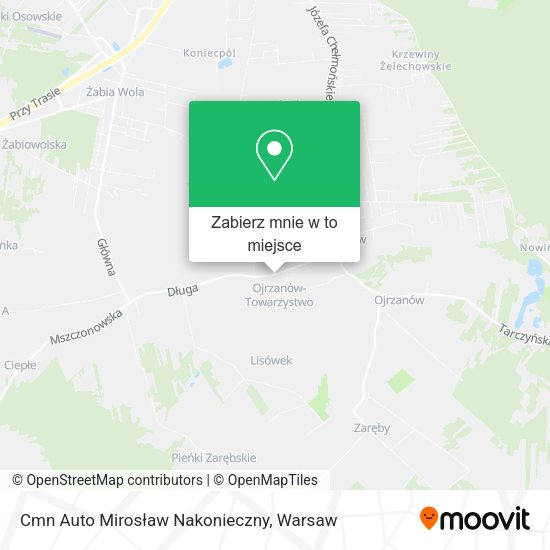 Mapa Cmn Auto Mirosław Nakonieczny