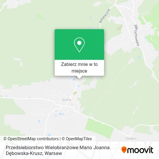 Mapa Przedsiebiorstwo Wielobranżowe Mario Joanna Dębowska-Krusz