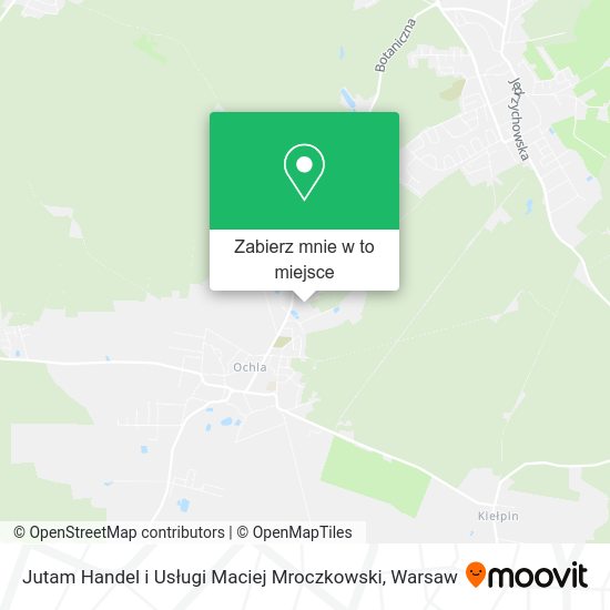 Mapa Jutam Handel i Usługi Maciej Mroczkowski