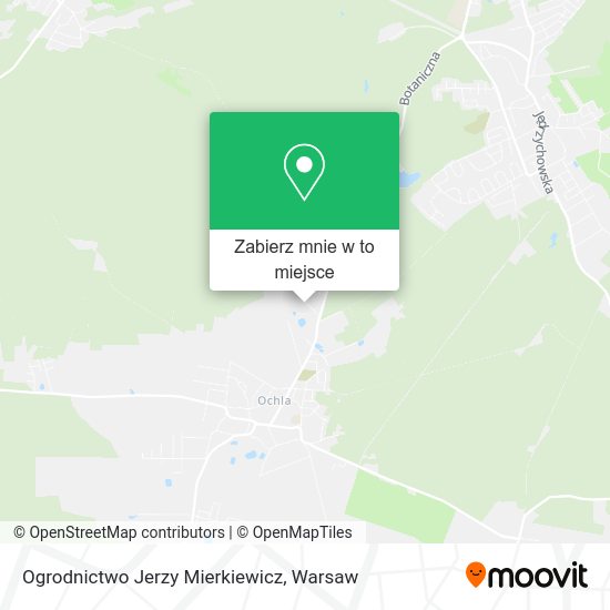 Mapa Ogrodnictwo Jerzy Mierkiewicz