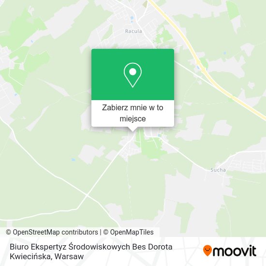 Mapa Biuro Ekspertyz Środowiskowych Bes Dorota Kwiecińska