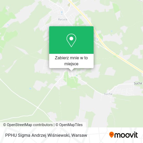 Mapa PPHU Sigma Andrzej Wiśniewski