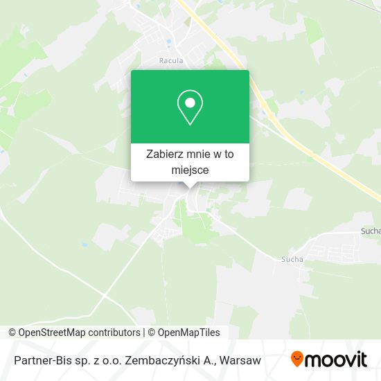 Mapa Partner-Bis sp. z o.o. Zembaczyński A.