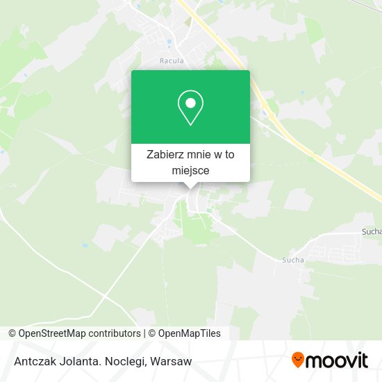 Mapa Antczak Jolanta. Noclegi