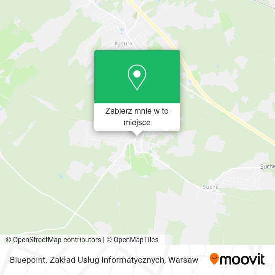 Mapa Bluepoint. Zakład Usług Informatycznych