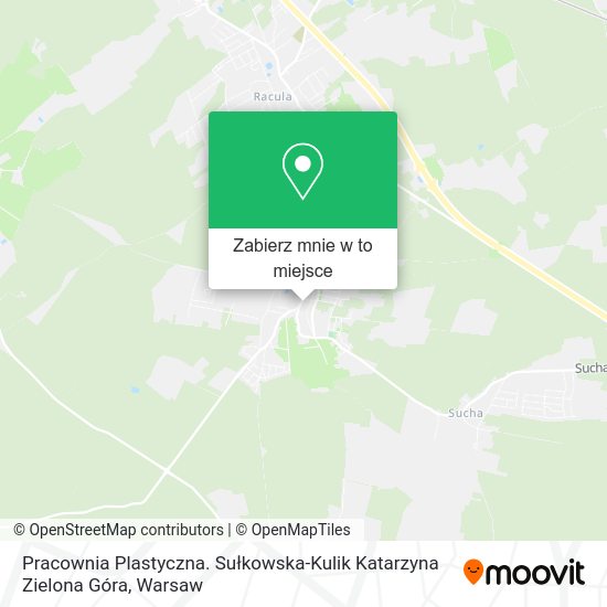 Mapa Pracownia Plastyczna. Sułkowska-Kulik Katarzyna Zielona Góra