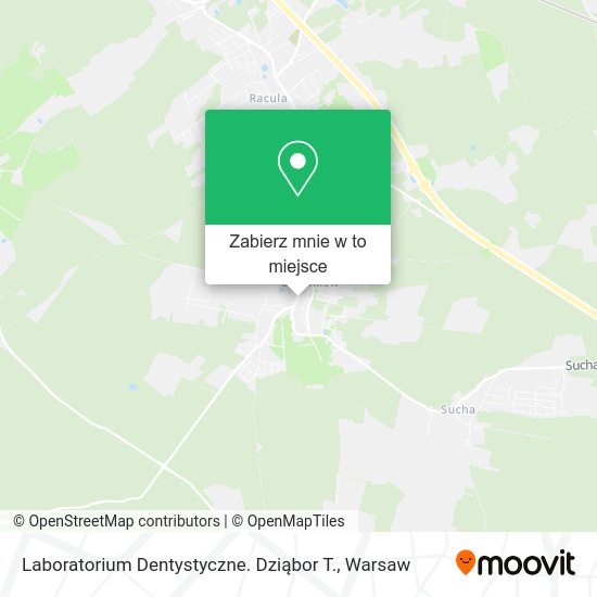 Mapa Laboratorium Dentystyczne. Dziąbor T.