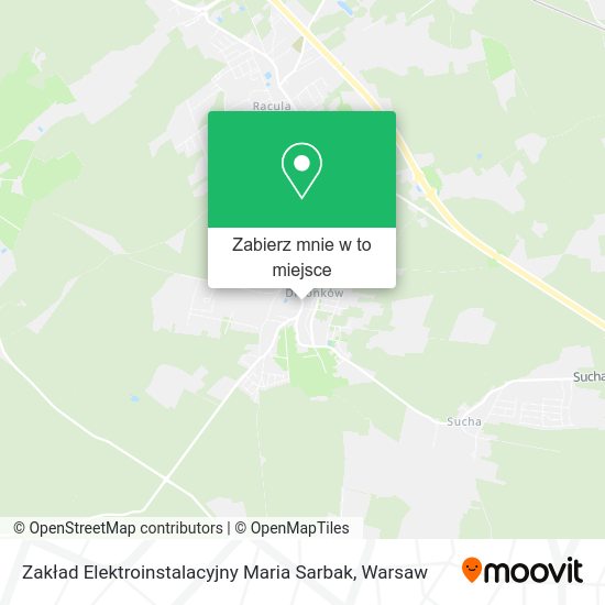 Mapa Zakład Elektroinstalacyjny Maria Sarbak