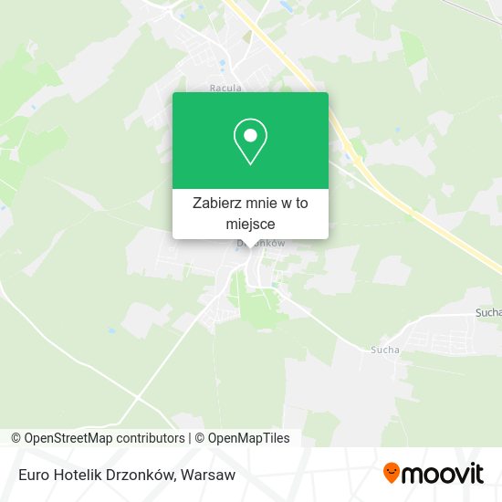 Mapa Euro Hotelik Drzonków