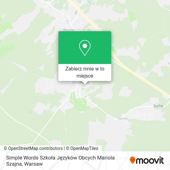 Mapa Simple Words Szkoła Języków Obcych Mariola Szajna