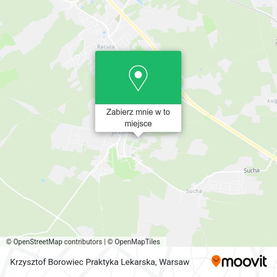 Mapa Krzysztof Borowiec Praktyka Lekarska