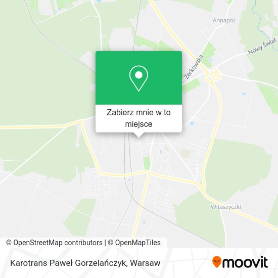 Mapa Karotrans Paweł Gorzelańczyk