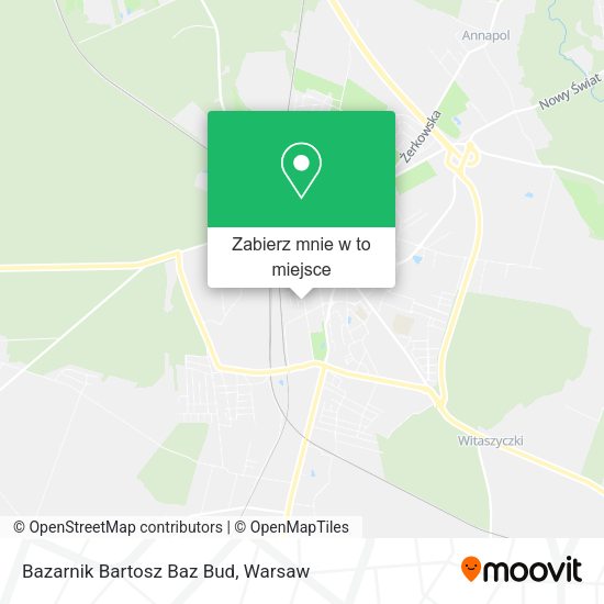 Mapa Bazarnik Bartosz Baz Bud