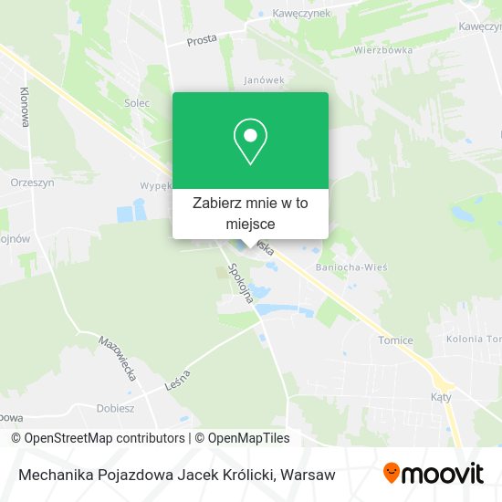 Mapa Mechanika Pojazdowa Jacek Królicki