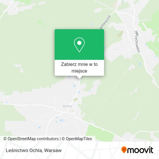 Mapa Leśnictwo Ochla