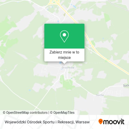 Mapa Wojewódzki Ośrodek Sportu i Rekreacji