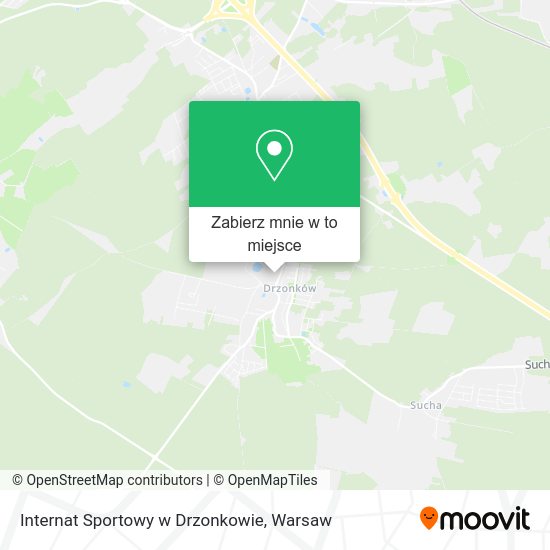 Mapa Internat Sportowy w Drzonkowie