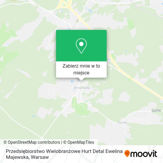 Mapa Przedsiębiorstwo Wielobranżowe Hurt Detal Ewelina Majewska