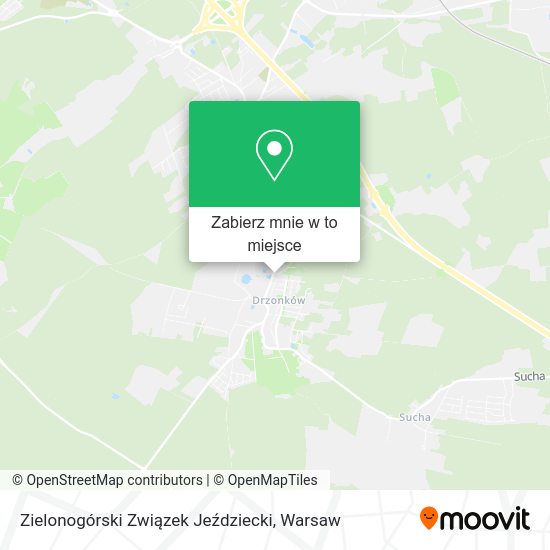 Mapa Zielonogórski Związek Jeździecki