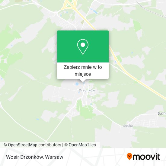 Mapa Wosir Drzonków