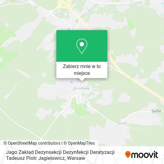 Mapa Jago Zaklad Dezynsekcji Dezynfekcji Deratyzacji Tadeusz Piotr Jagielowicz