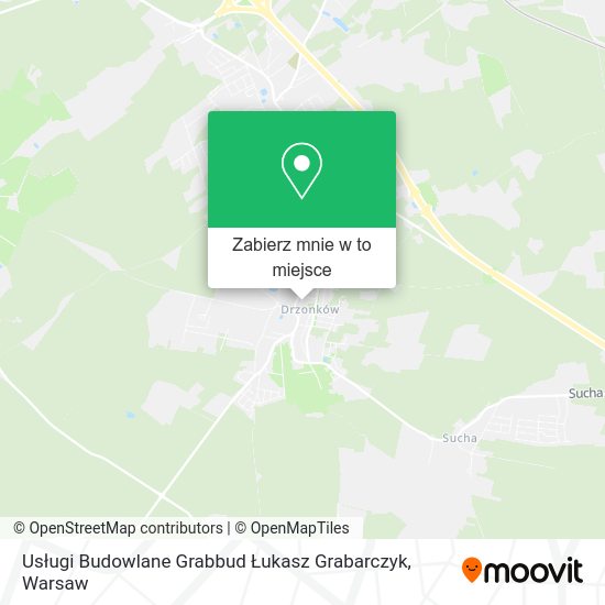 Mapa Usługi Budowlane Grabbud Łukasz Grabarczyk