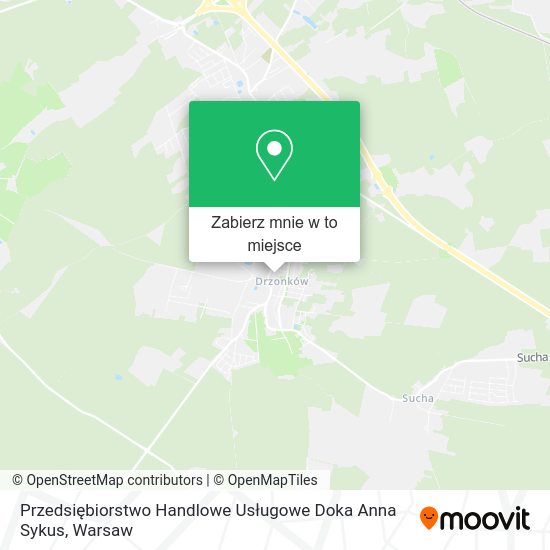 Mapa Przedsiębiorstwo Handlowe Usługowe Doka Anna Sykus