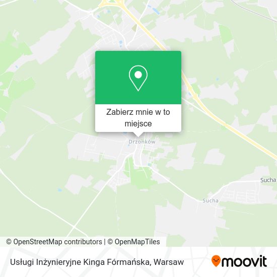 Mapa Usługi Inżynieryjne Kinga Fórmańska