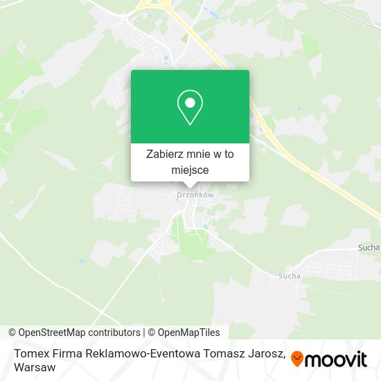 Mapa Tomex Firma Reklamowo-Eventowa Tomasz Jarosz