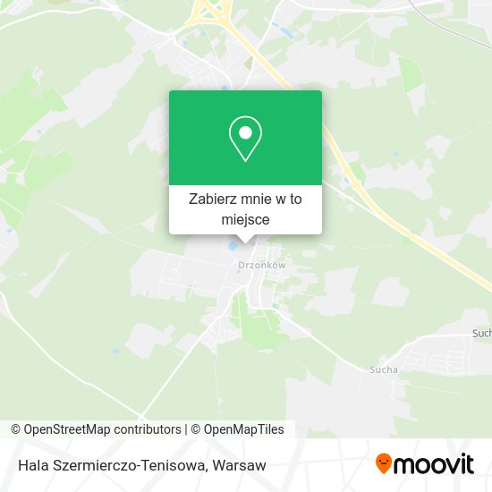 Mapa Hala Szermierczo-Tenisowa