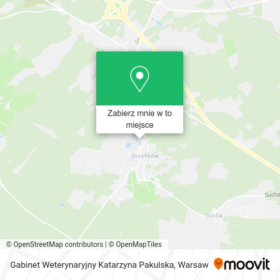 Mapa Gabinet Weterynaryjny Katarzyna Pakulska